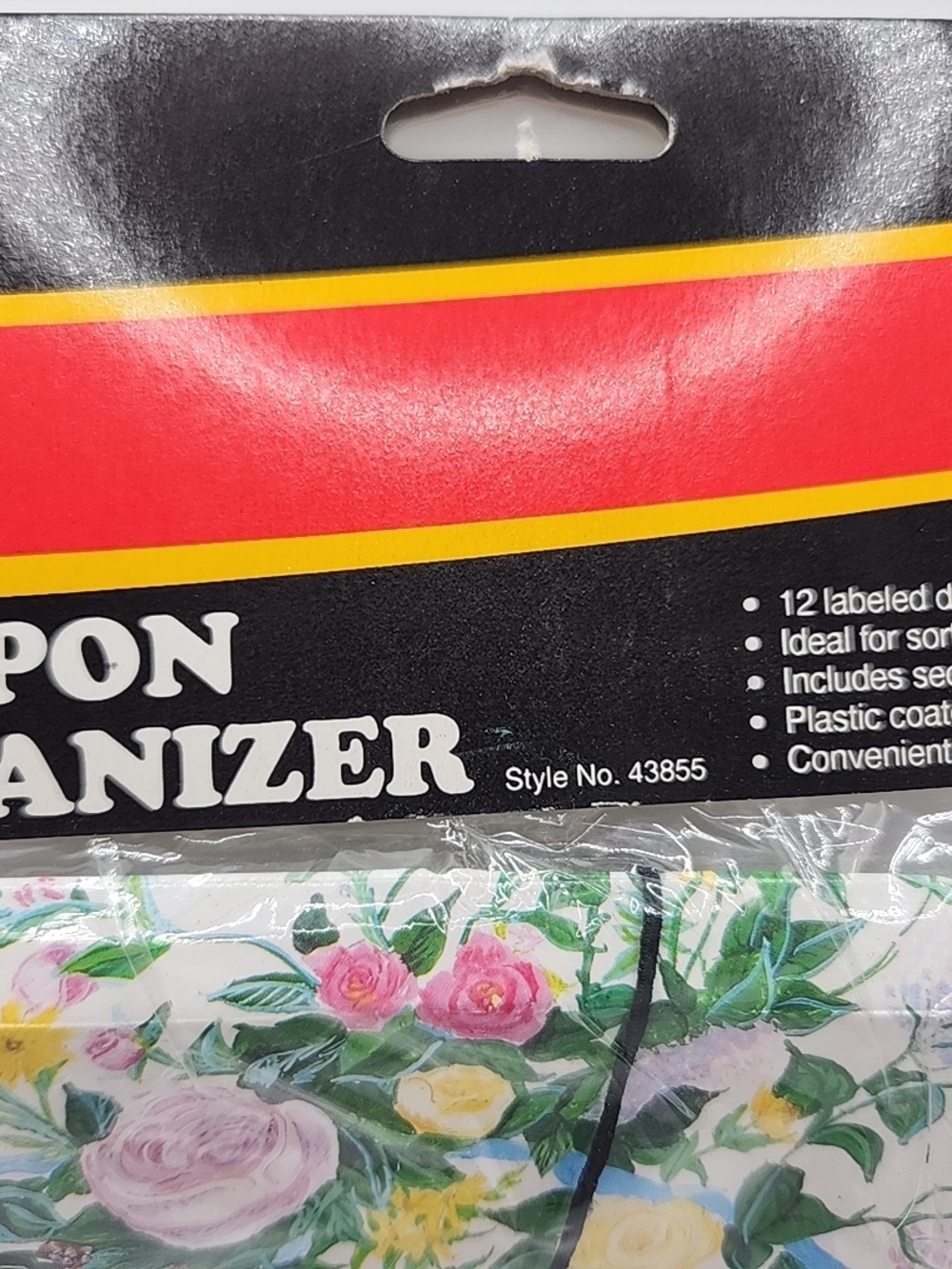Vintage Coupon Organizer with Floral Cover - Picture 3 of 9